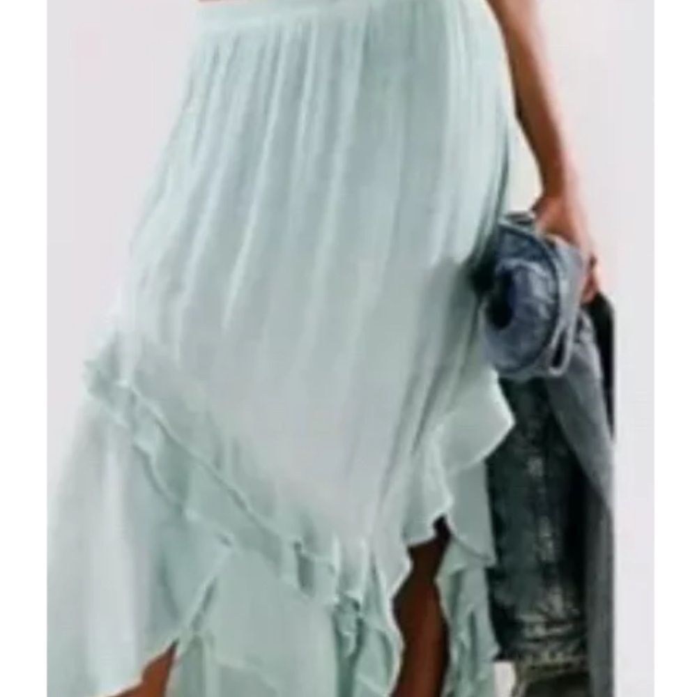 Free People If Only Set Skirt & Top flowy & featured in a crinkled tie dyed - Picture 5 of 11